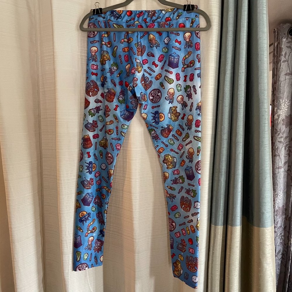 Teefury Doctor Who Leggings - Picture 4 of 6